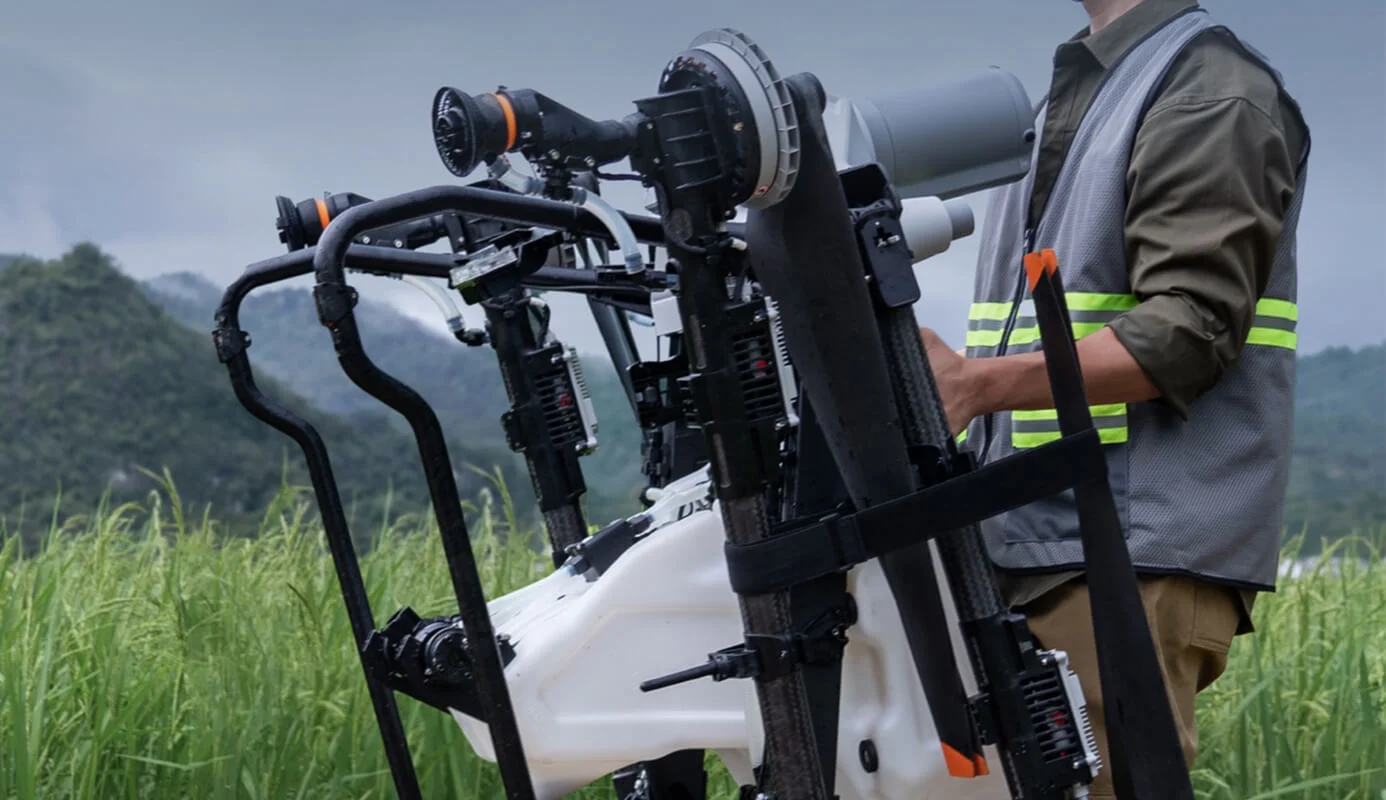 DJI AGRAS T55 — Folding airframe Designed for transport