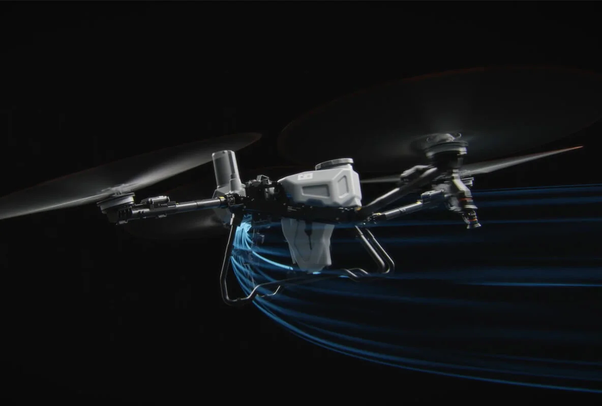 DJI AGRAS T55 — Onboard battery cooling Heat management during flight