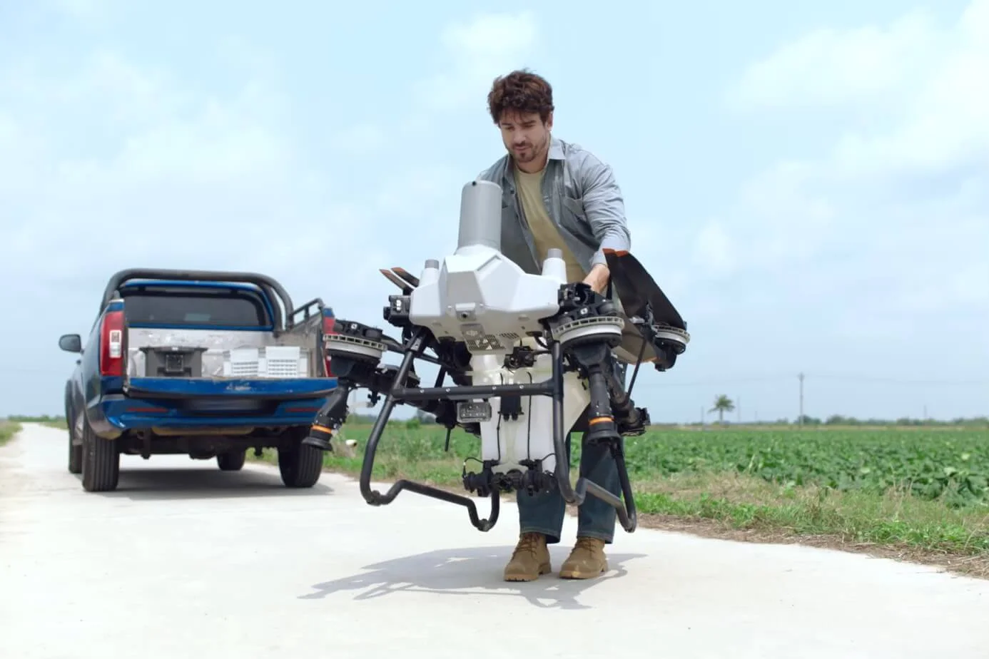 DJI AGRAS T55 — Easier to move between jobs