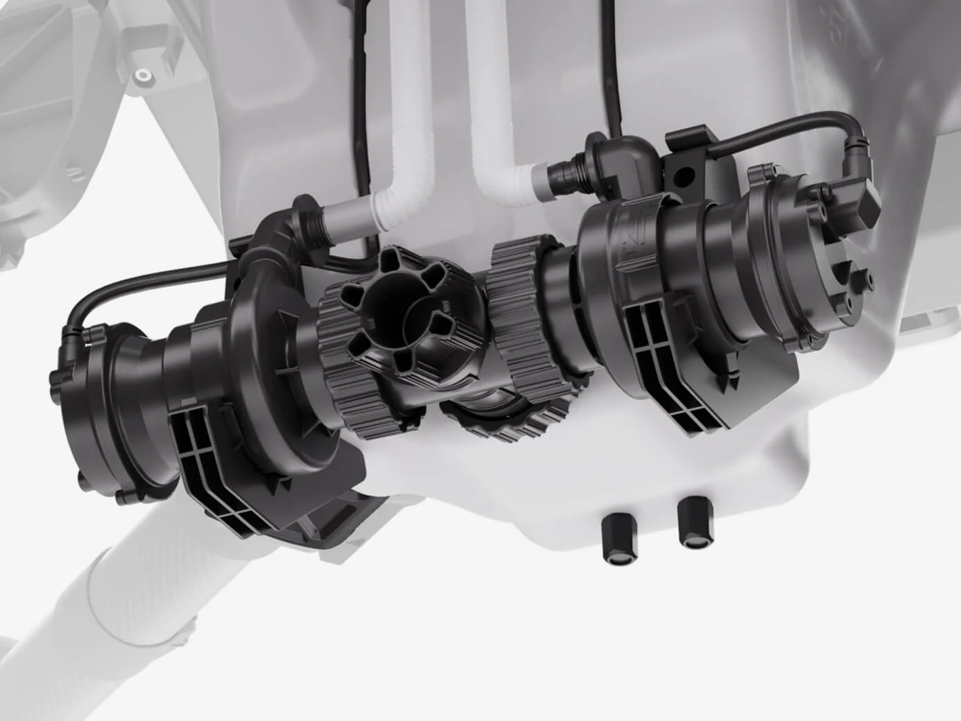 DJI AGRAS T55 — Magnetic-drive impeller pumps