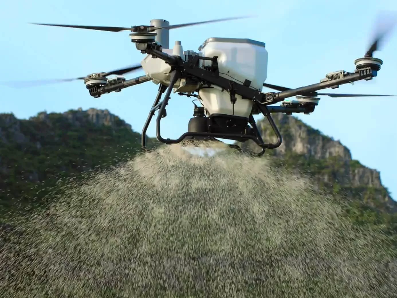 DJI AGRAS T55 — Up to 400 kg/min discharge