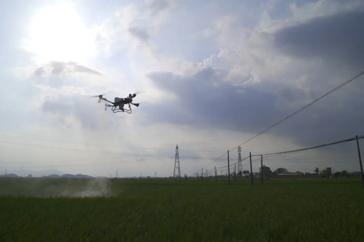 DJI AGRAS T55 — Obstacle bypassing