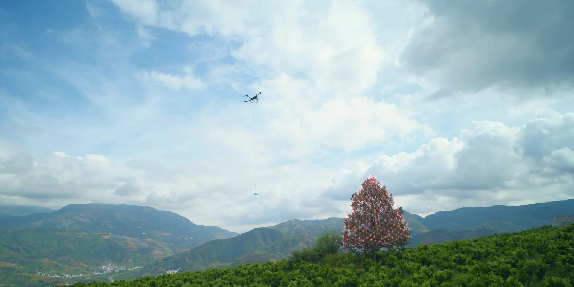 DJI AGRAS T55 — Cargo obstacle assistance